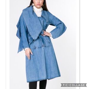 SALE!! HP!!! Denim Midi Coat